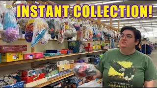 She bought every single one on the shelves! Thrift with Us for Vintage Halloween, Horror and Toys!