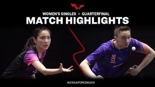 Qian Tianyi vs Sofia Polcanova | WS QF | Singapore Smash 2023