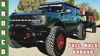 FULL BRONCO WALK AROUND.....Bronco Build Ep 12BroncLanders Goes to PROM !!! #ford #broncos #camping