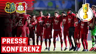 Werkself stürmt ins Pokalfinale | 1. FC Saarbrücken – Bayer 04 Leverkusen 0:3 | PK nach dem Spiel