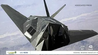Stealth Fighter jet moves through Southern Nevada