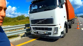 АДСКИЙ РЕЙС,ЗАГОРЕЛАСЬ VOLVO ОТОРВАЛСЯ МОСТ,ОПЯТЬ ШТРАФ, ДАЛЬНОБОЙ БЕЗ ОПЫТА В ШОКЕ РЕЙС НА ВОЛЬВО