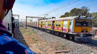 Parallel Train race:Katwa Local vs Seoraphuli local Parallel race towards Howrah || indian Railway