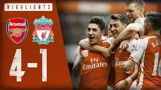 🔥 OZIL'S FREE-KICK 🔥| Arsenal 4-1 Liverpool | Highlights | April 4, 2015