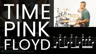 TIME PINK FLOYD COVER PARTITURA DE BATERIA