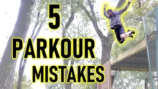 5 BEGINNER PARKOUR MISTAKES