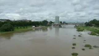 Neckar tritt übers Ufer! Hochwasser in Mannheim