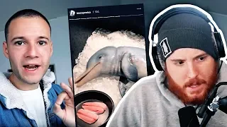 Unge REAGIERT auf Inscope isst Delfin Fleisch?! | #ungeklickt