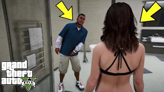 What Happens If Franklin Sneaks Into Amanda's Bathroom In GTA 5?