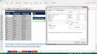 Excel Magic Trick 1026: Conditionally Format 1st Occurrence of Yes Vote For Given First & Last Name