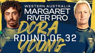 Yago Dora vs Nat Young | Western Australia Margaret River Pro - Round of 32 Heat Replay