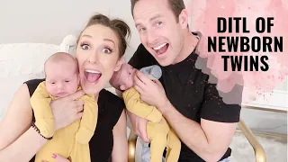 Day In The Life of Newborn Twins! - Jordan Page