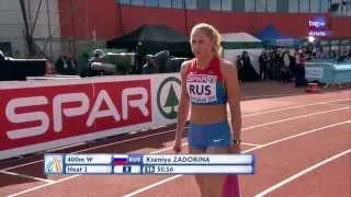 400 m women Heat 2 European Athletics Team Championships Gateshead 2013