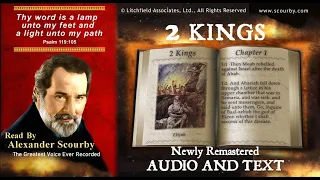 12 | Book of 2 Kings | Read by Alexander Scourby | AUDIO & TEXT | FREE  on YouTube | GOD IS LOVE!