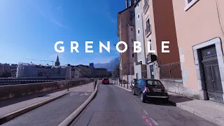 DRIVING DOWNTOWN GRENOBLE 🇫🇷 4K⁶⁰ | LOFI HIP HOP CHILL BEATS