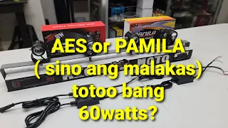 AES or PAMILA mini driving light ( tama kaya na 60watts at 6000 lumens?