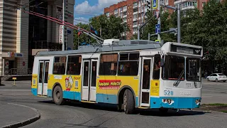 Поездка на троллейбусе ЗиУ-682Г-016.03, |2007 г.в|, борт 520, маршрут 30 ( г. Екатеринбург )