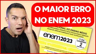 O MAIOR ERRO NA REDAÇÃO DO ENEM 2023 - VEJA ANTES DA PROVA! | PROFINHO