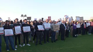 Protesters in Tel Aviv demand peace, Gaza cease-fire and return of hostages