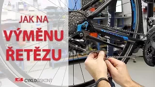 Jak vyměnit řetěz na kole | Cyklodiskont.cz