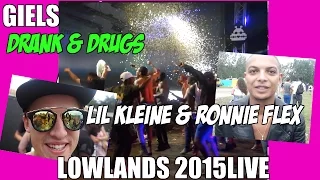 Lil Kleine & Ronnie Flex - Drank & Drugs (Live lowlands) #NewWave #Giels