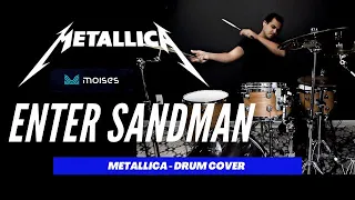 ENTER SANDMAN - METALLICA DRUM COVER BY GIAN VILLEGAS USING THE MOISES AI APP