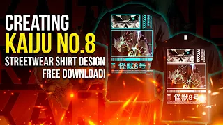 Creating Kaiju No8 Streetwear Design + Giveaway