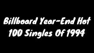 Billboard Year-End Hot 100 Singles Of 1994