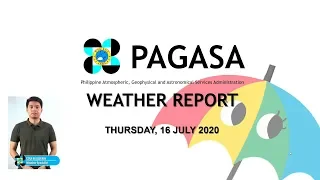 Public Weather Forecast Issued at 4:00 AM July 16, 2020