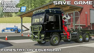 Save Game V3 | Forestry on ERLENGRAT | Farming Simulator 22