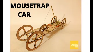 [3] How to Make a Long Distance Mousetrap Car - DIY