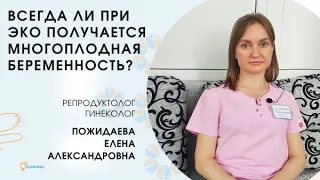 Всегда ли при ЭКО получается многоплодная беременность?