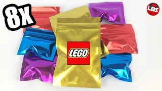 Opening 8 LEGO Minifigure Mystery Blind Bags! (Rare LEGO Figure Pulled)