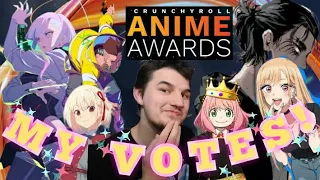 Crunchyroll Anime Awards 2023 My Votes!