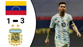 Venezuela Vs Argentina 1-3 Extended Highlights & All Goals 2021 | Nashd