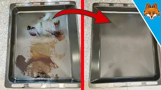 Nettoyer une plaque de cuisson très brûlée avec CE remède maison 💥 (super facile) 🤯