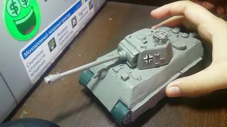Уничтожение танка Panther из пластилина