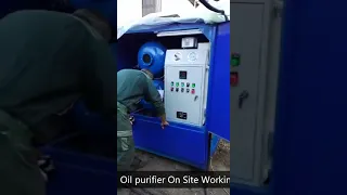 ZYD Double Stage Transformer Oil Purifier Machine
