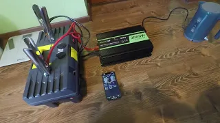 Test DIY Battery 12V LiFePO4 105Ah EVE with 2000W Pure sine wave Green Cell inverter to heating wate