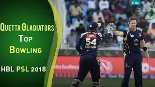 Quetta Gladiators Bowling | KHI Kings Vs Quetta Gladiators | Match 2 | 23 Feb | HBL PSL 2018 | M1F1