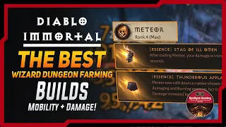 The Best Wizard Dungeon Farming Builds - Mobility + Damage - Diablo Immortal