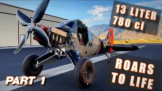 Monster Race Engine Roars to Life in Tiny Bush Plane 🤩 Part 1 | Scrappy #32