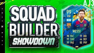 Fifa 20 Squad Builder Showdown!!! TOTS MESSI VS W2S!!!