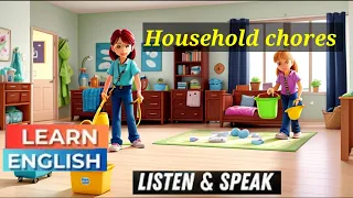 My Daily Household Chores | Improve Your English | English Listening Skills - Speaking Skills