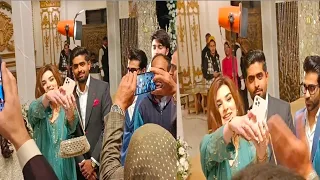 Babar Azam attend Aleem Dar Son wedding Ceremony