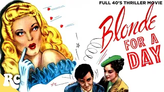 Blonde For A Day | Full Classic Thriller Movie | English Movie | Hugh Beaumont | Retro Central