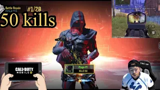 50 kills -call of duty mobile world record- battle royal-(by Plaga YT)