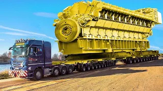 Extreme Dangerous Transport Operations Oversize Truck Skills, World Biggest Heavy Equipment Machines