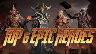 TOP 6 EPIC Heroes For ALL the CONTENT! Dragonheir: Silent Gods Season 2