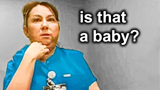 A Nurse Realizes There's A Baby In The Bin